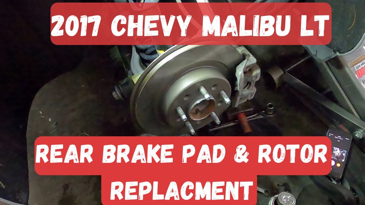 2016-2021 Chevy Malibu Rear Brake Pad & Rotor Replacement