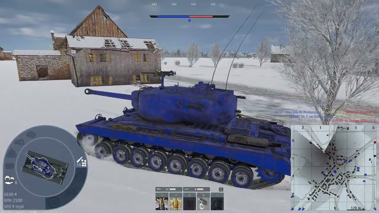 Making A German Main Mad T30 P-51H-5-NA Ardennes Winter RB PC OBS