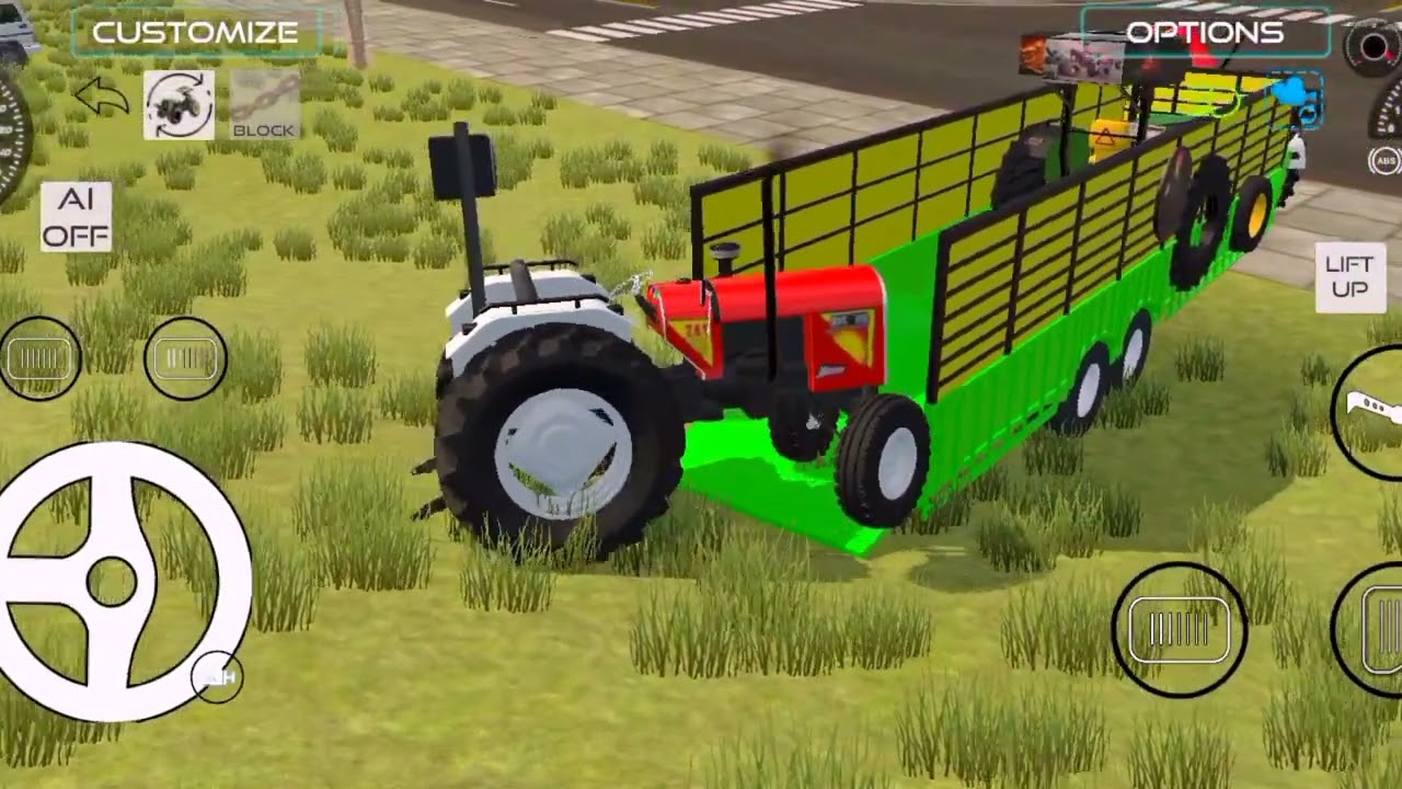 Eicher V's jondeer||india vehicles simulator game 🎯🎮
