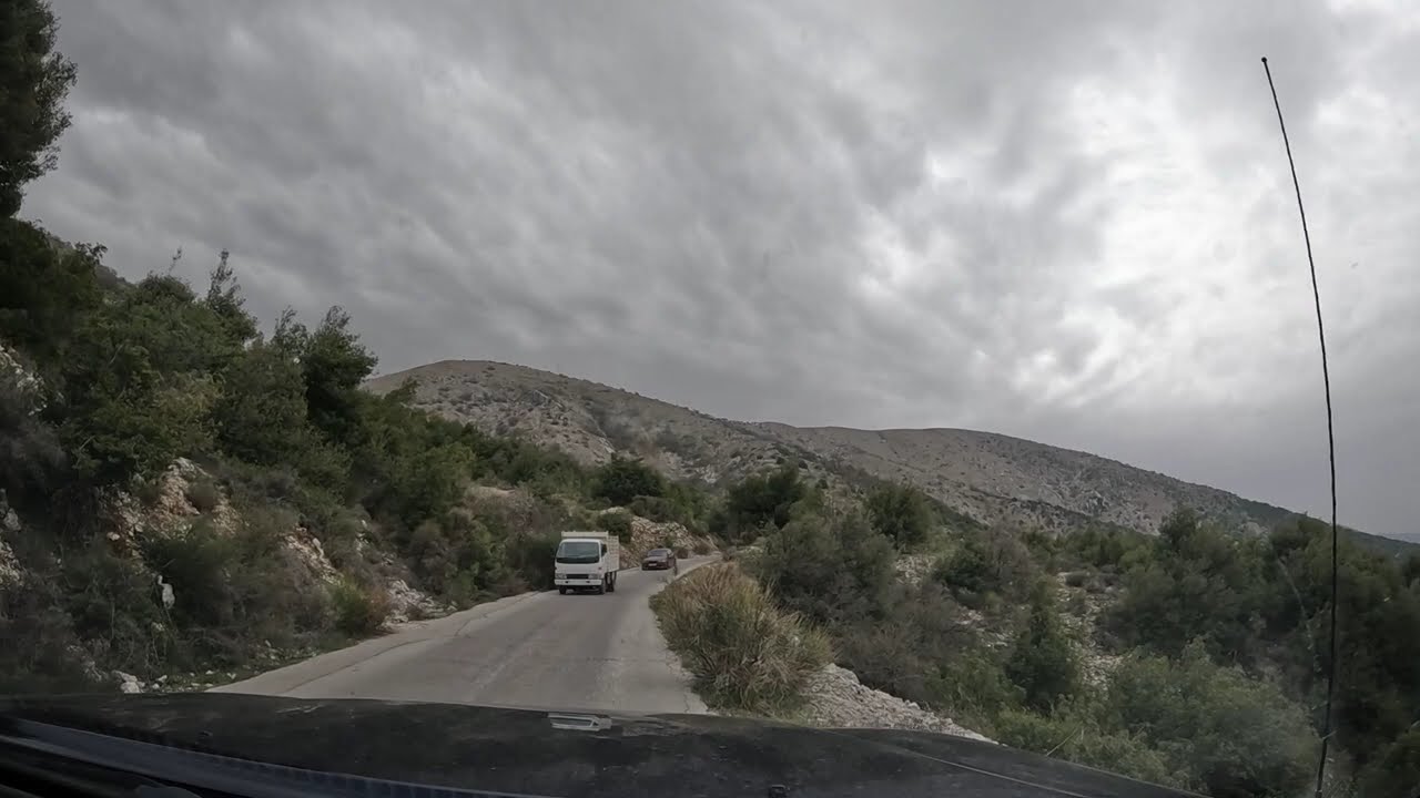 #chouf district  طريق معاصر الشوف كفريا Part1