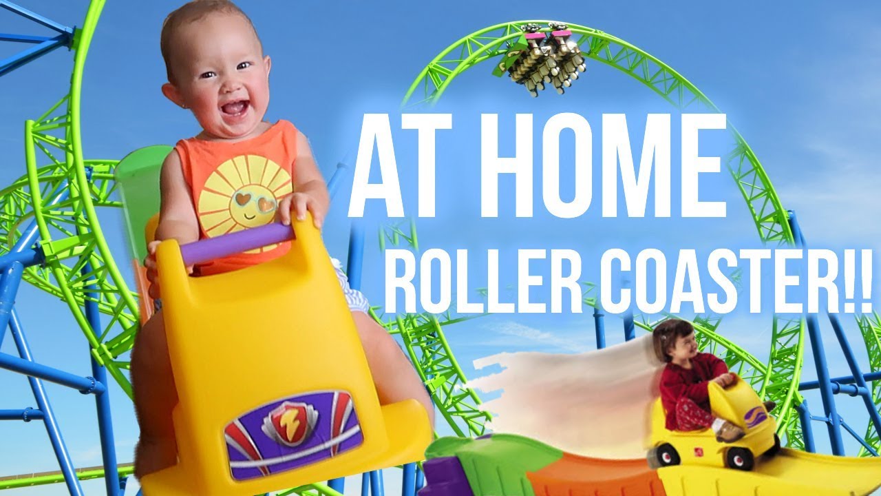 BABY RIDES A ROLLER COASTER!?!