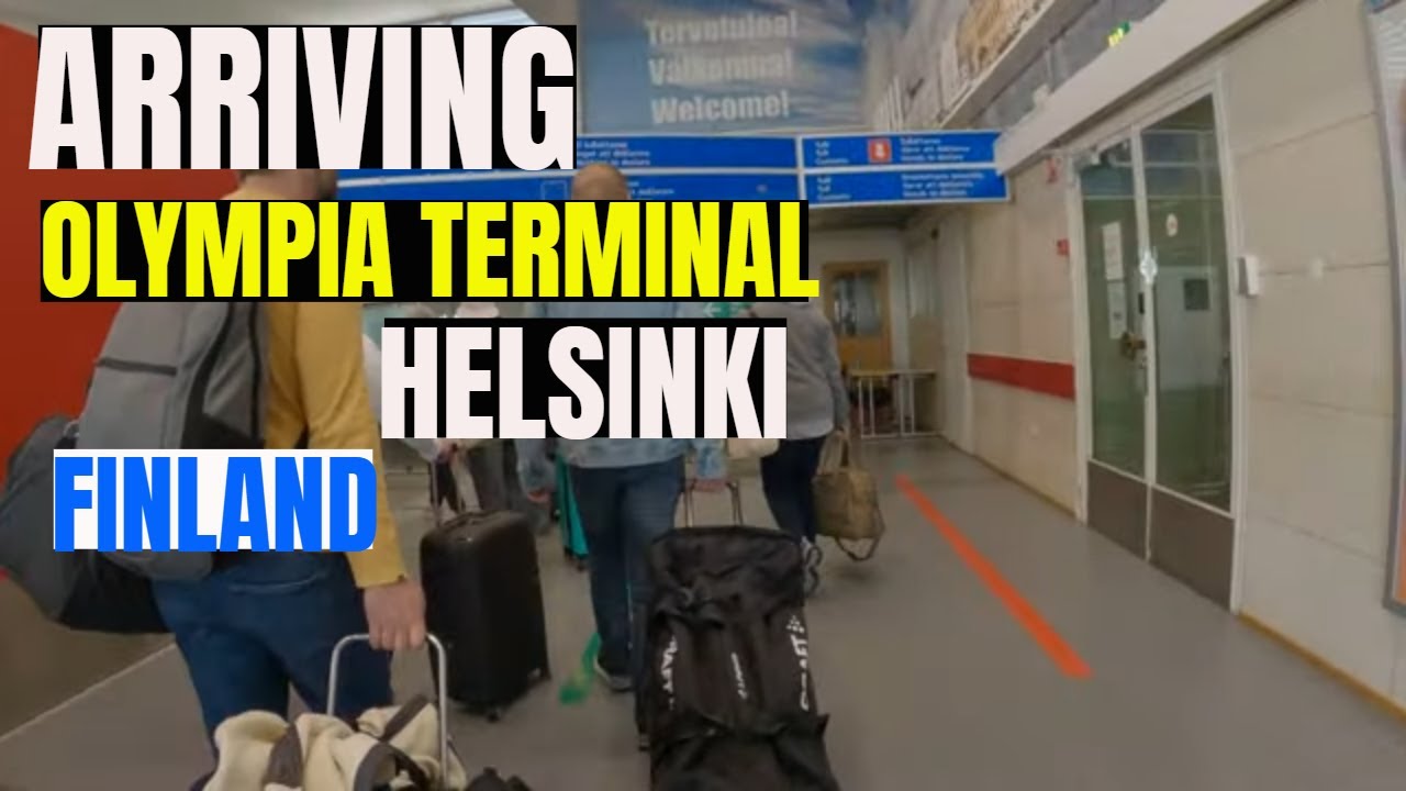 Arriving port of 🇫🇮 Helsinki Finland Saapuminen Olympia terminaali