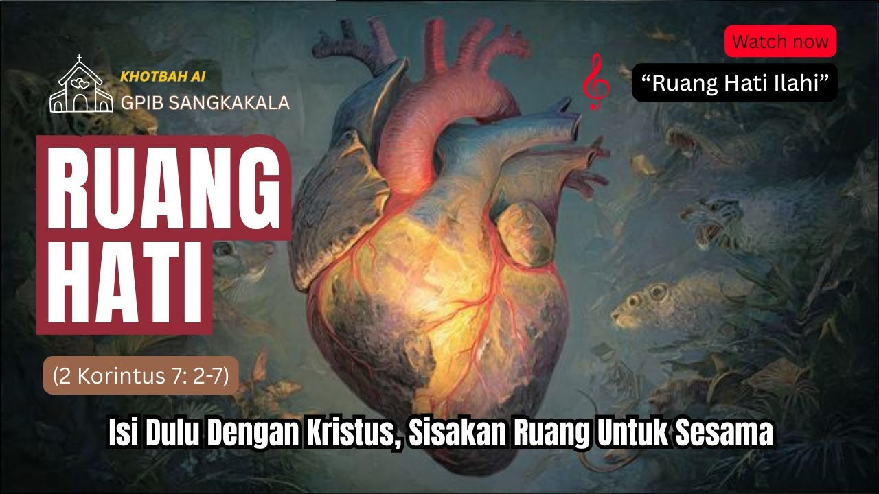 Ruang Hati, Isi Dulu Dengan Kristus, Sisakan Ruang Untuk Sesama