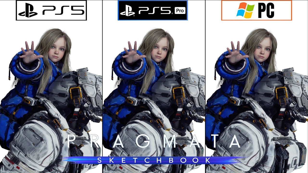 Pragmata PS5 vs PS5 Pro vs PC - Framerate - Graphics Comparison - 4K