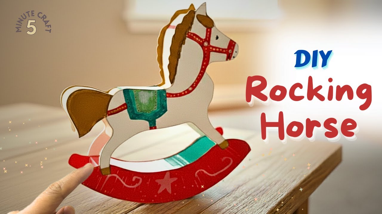 DIY Rocking Horse | 5-Minute Paper Craft