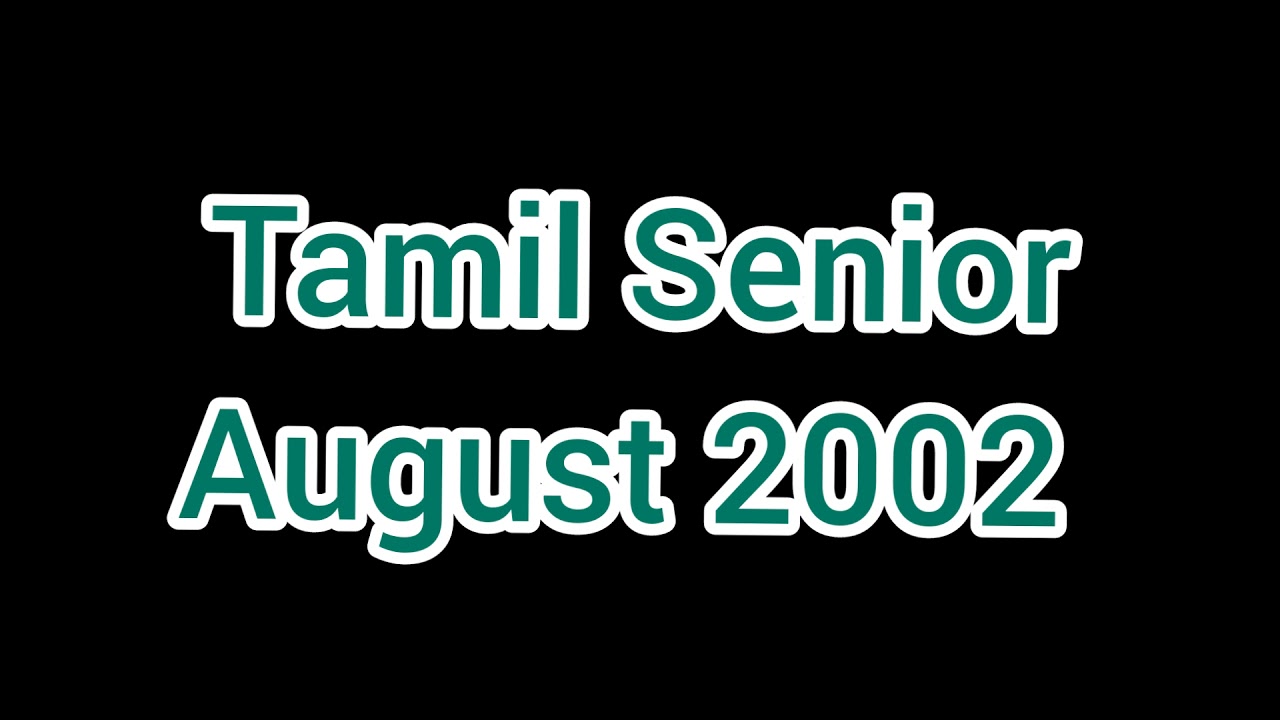 Shorthand Tamil Senior -- August 2002 -- 90 wpm
