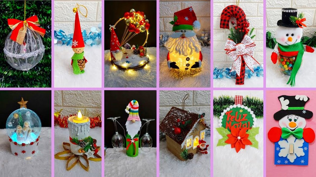 12 low budget Easy handmade Christmas craft idea at home | DIY Economical Christmas craft idea🎄181