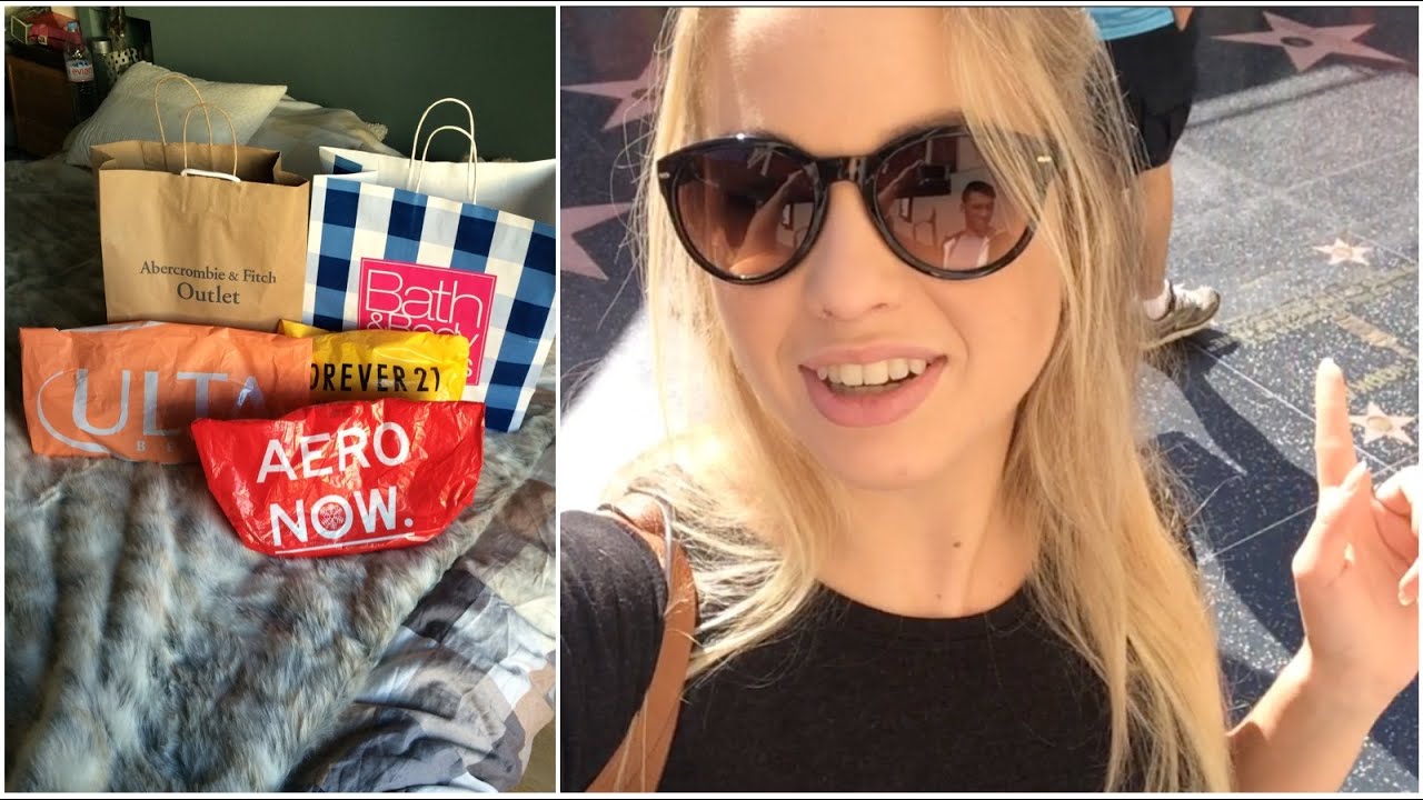 Shopping, Hollywood Boulevard & Los Angeles !