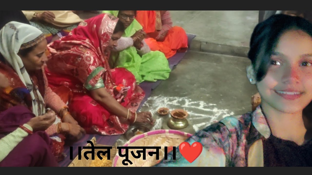 मैं गाँव क्यों गई😳🤔🤔-➡️chachu ki shadi🥳//1st day function (Telwan)✔️#vlog #trending