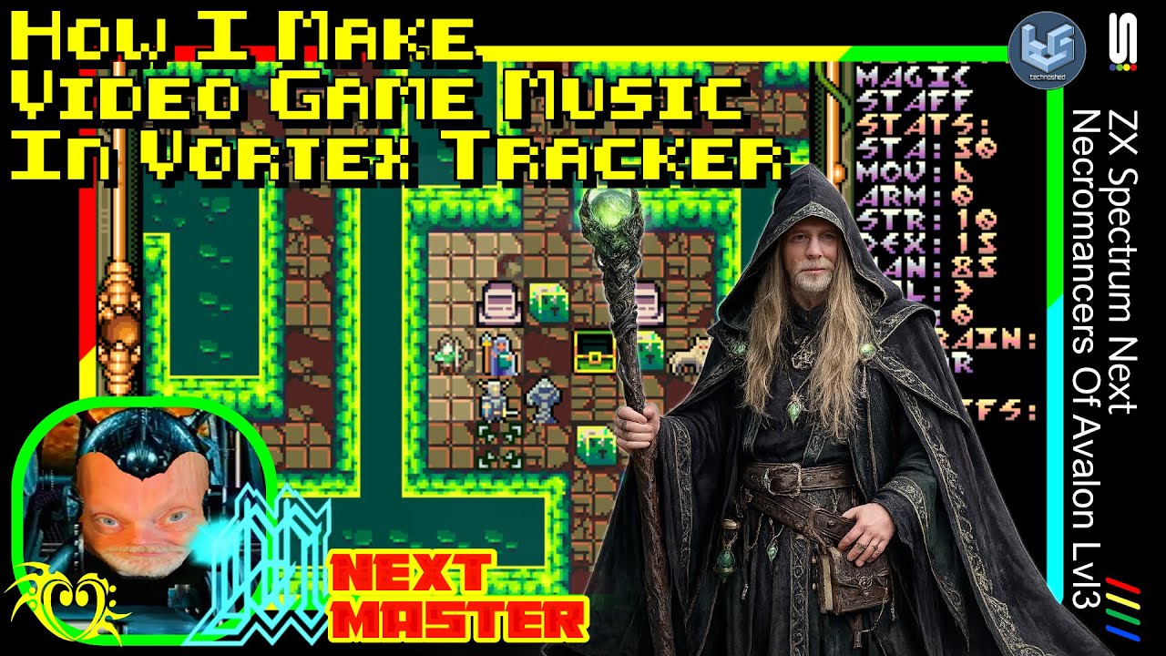 How I Make Spectrum Next Video Game Music With Vortex Tracker