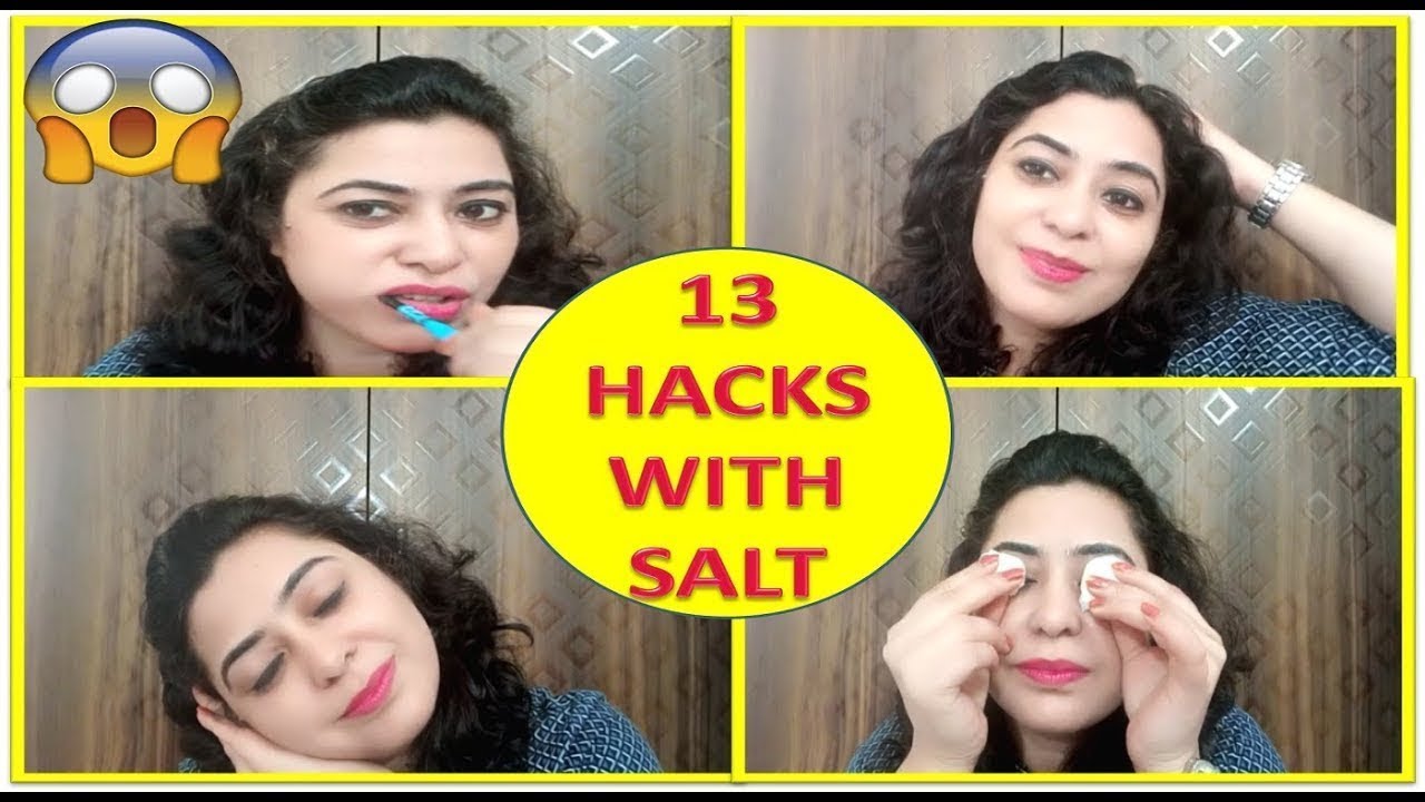 13 Beauty Hacks with Salt / नमक के ये Amazing Hacks आपकी जिंदगी बदल देंगे /Beauty benefits of Salt