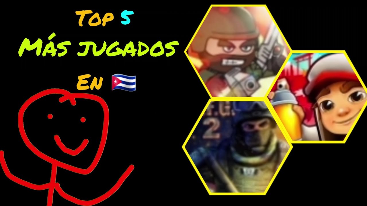 🔴 TOP 5 JUEGOS MAS JUGADOS EN CUBA🇨🇺🔴