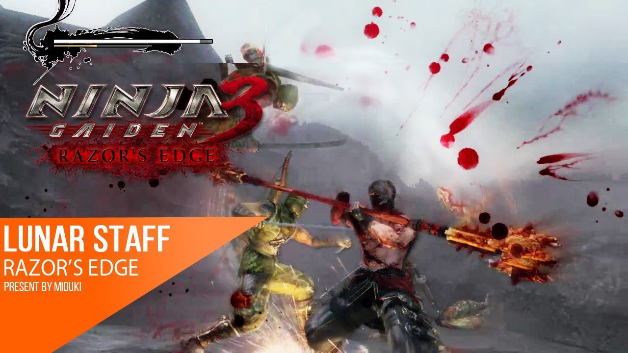 [60fps] Weapon Spotlight: Lunar Staff - NINJA GAIDEN 3: RAZOR'S EDGE