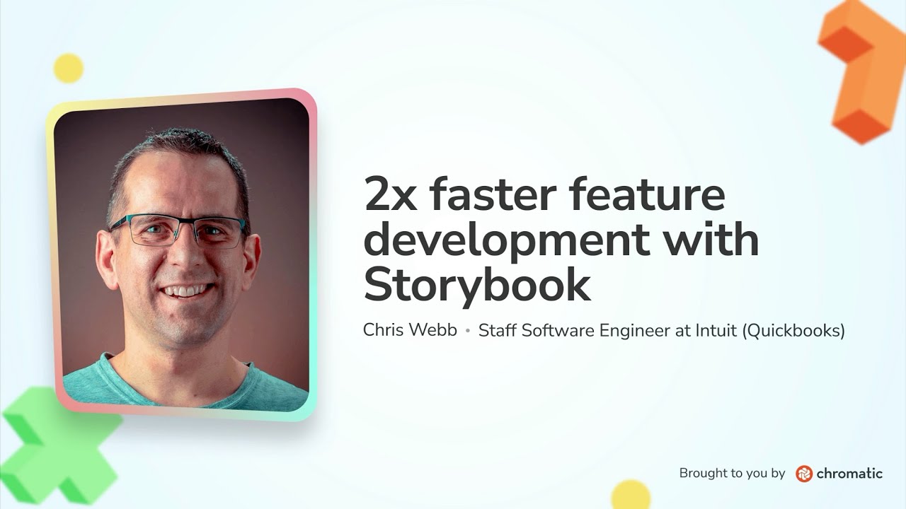 2x faster feature development with Storybook, mirage and interactions by Chris Webb | Storybook Day