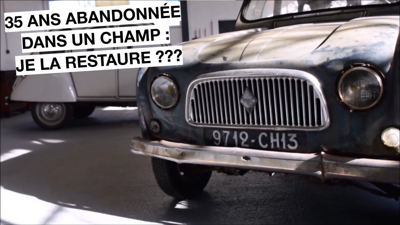 Renault 4L de 1964 à l'état d'épave, dois-je la restaurer ??? 🤔