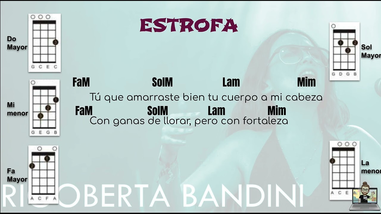 ¡Ay, mamá! - Rigoberta Bandini para ukelele - sin voz