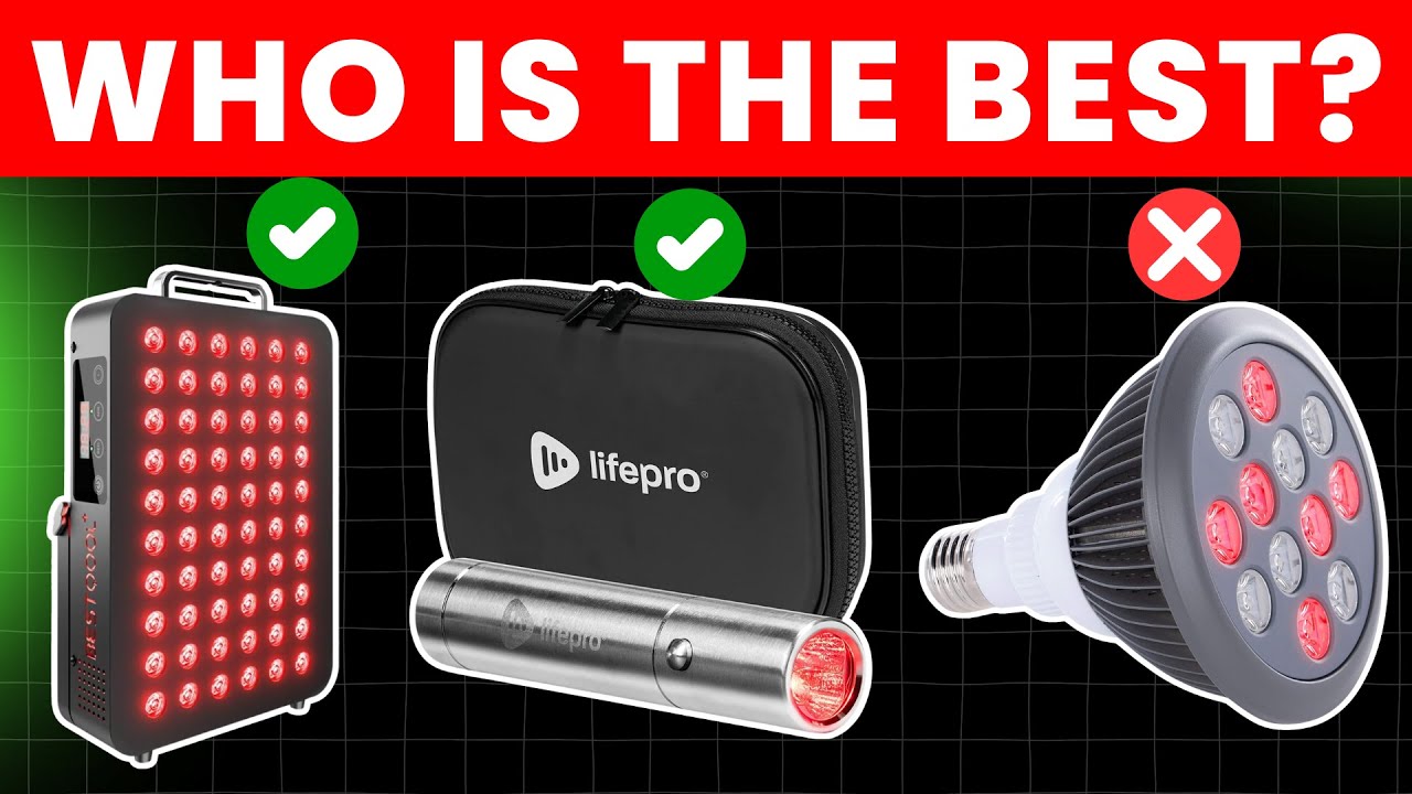Top 5 Best Red Light Therapy Devices for Pain Relief & Skin Health!