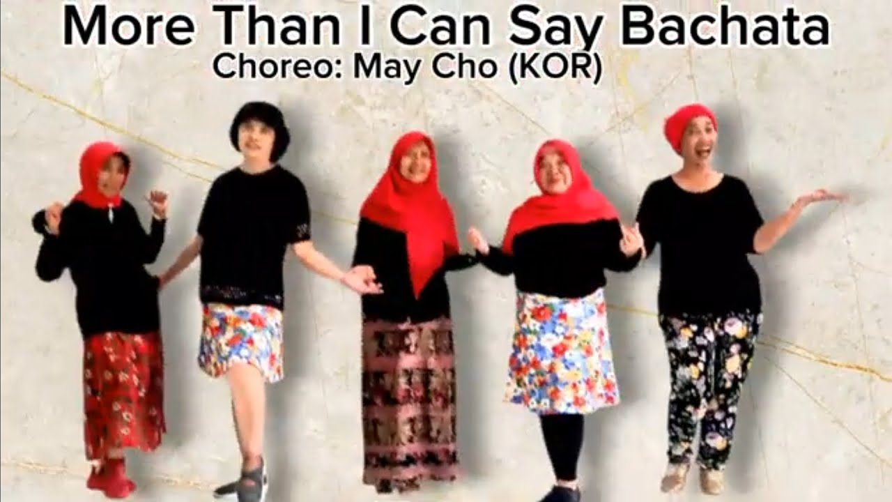 More Than I Can Say Bachata - Line Dance//Demo//Choreo: May Cho (KOR)