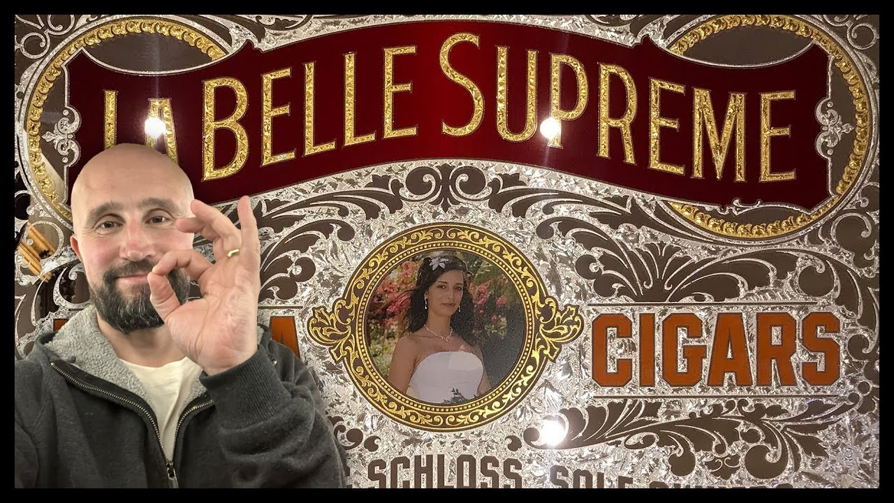 How to make a glue chipped glass sign. Full workshop
