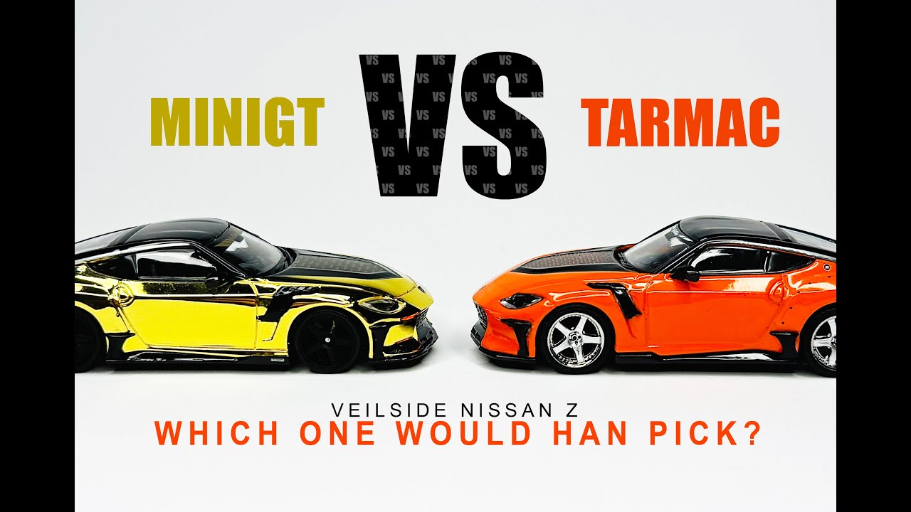 1/64 Veilside FFZ400 Nissan Fairlady Z Battle | MiniGT #985 vs Tarmac | Which one would Han pick?