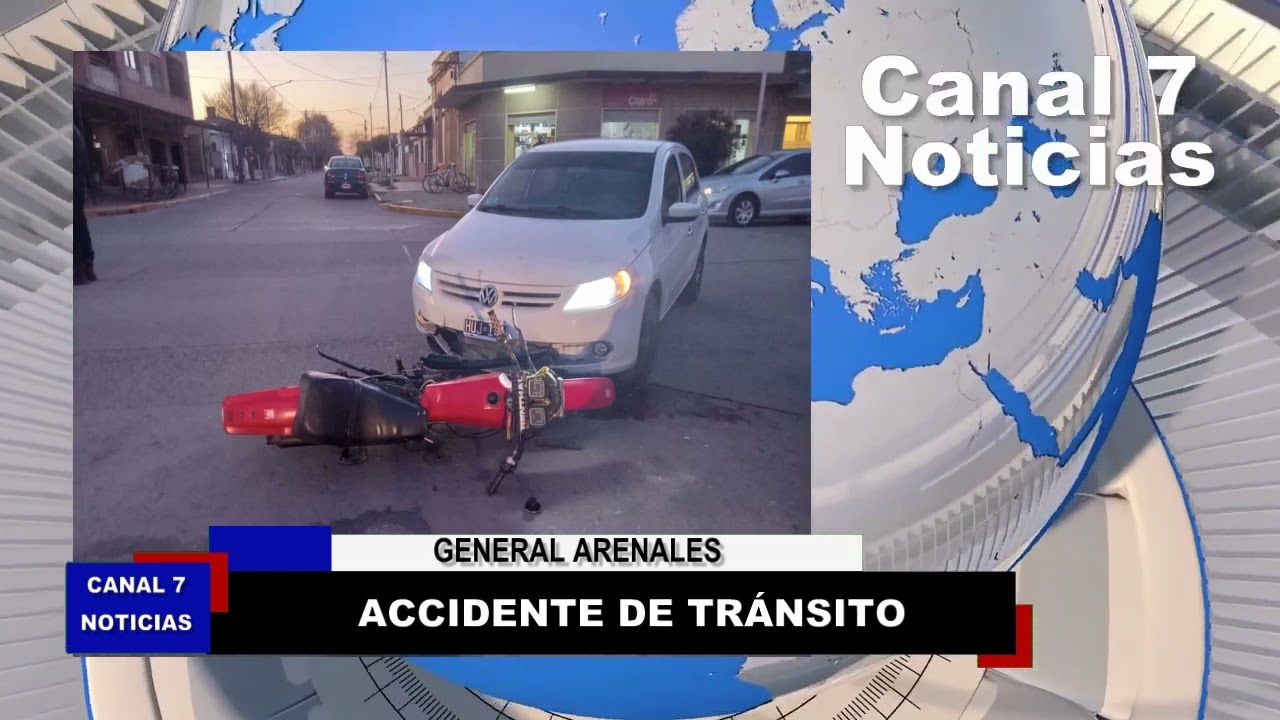 ACCIDENTE DE TRÁNSITO EN GRAL.ARENALES
