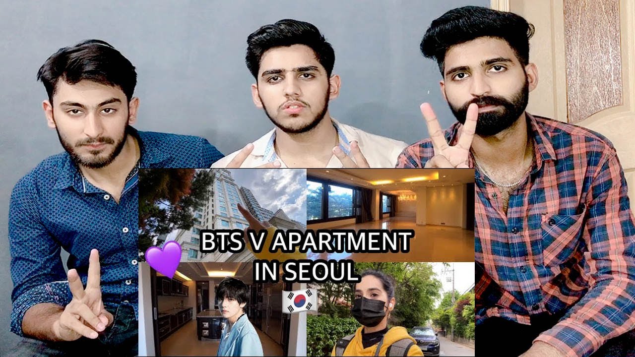 BTS V HOUSE + NEIGHBORHOOD TOUR   || POOH IN KOREA  || REACTION   ||  @3HEntertainer15​