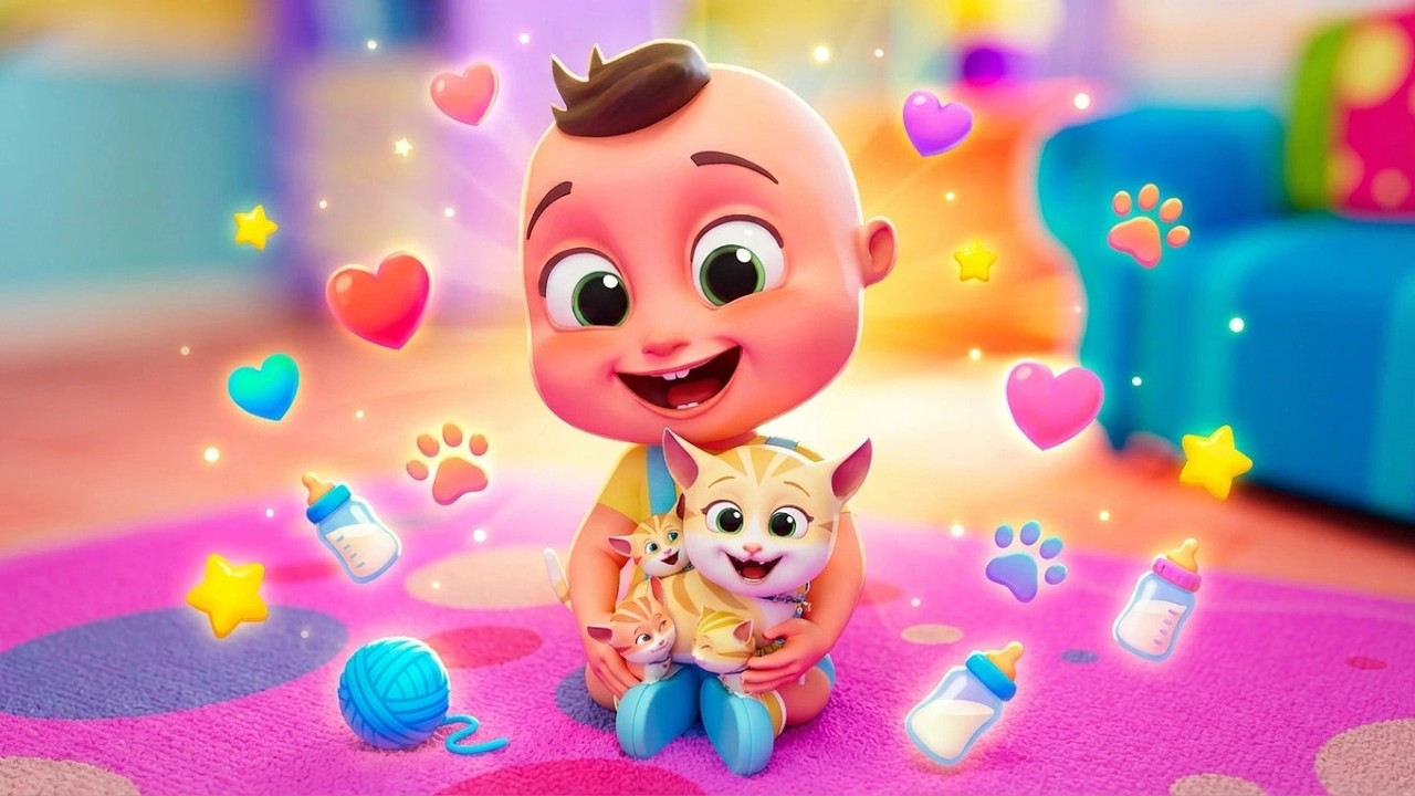 Bạn Mèo Ối, Chăm Bé Mèo! 🐱 Nhiều Bài Hát Baby Berry | Giáo Dục & Vui Vẻ!