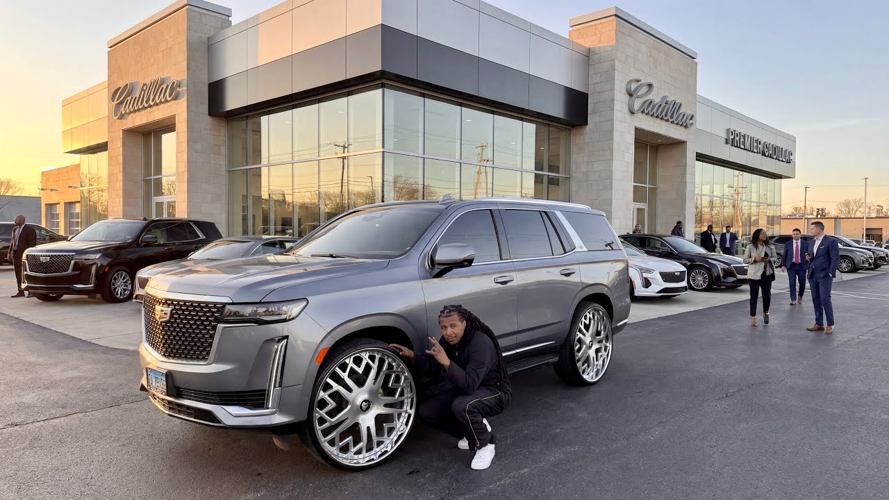 HERES HOW I CUT UP MY NEW ESCALADE TO FIT 32s ON IT WITH NO RUB 