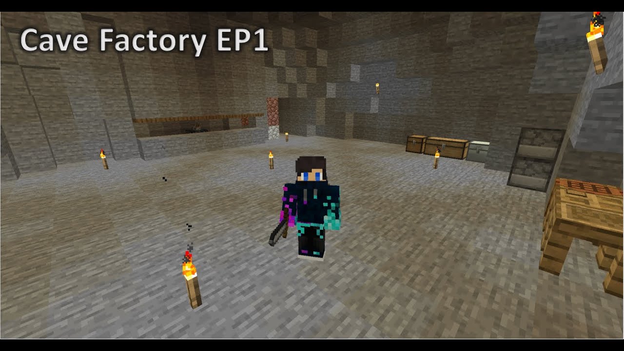 Minecraft Cave Factory EP1: A New Start... Underground?!