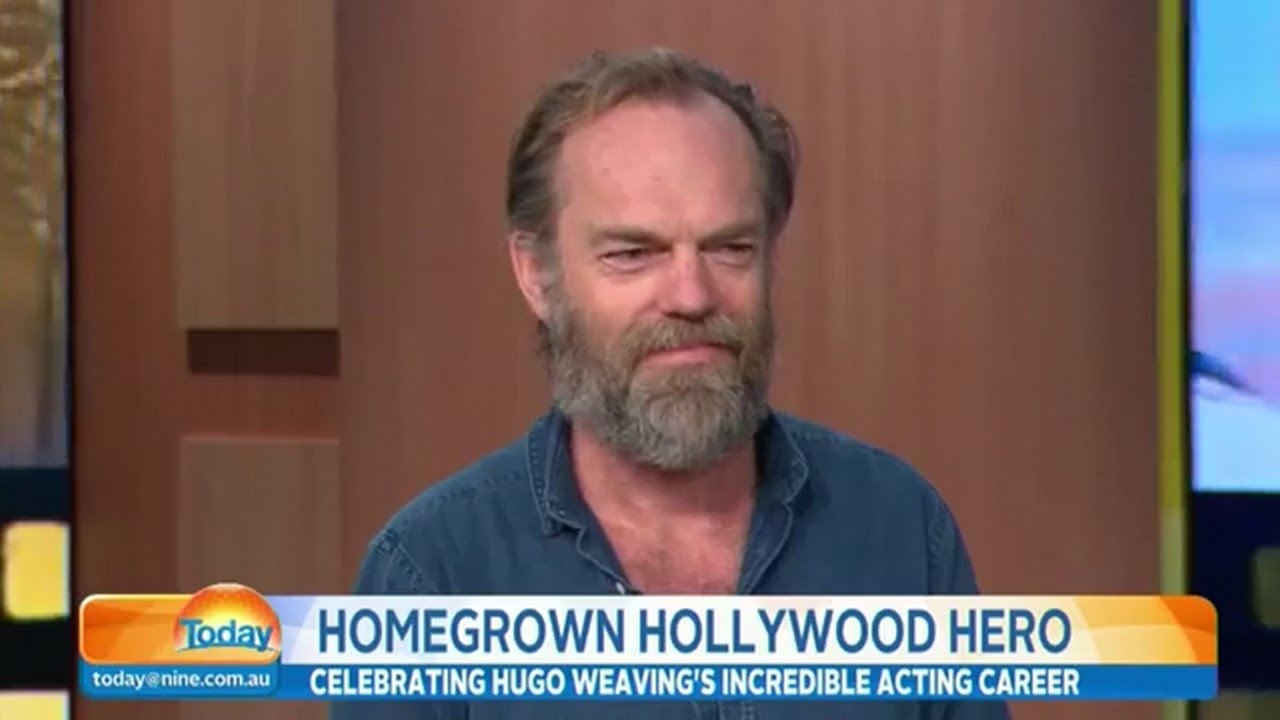 Hugo Weaving on TODAY (21oct15)