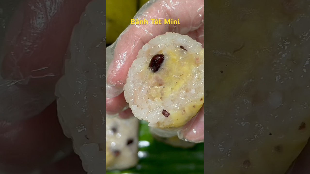 L&agrave;m b&aacute;nh t&eacute;t mini nhanh lẹ m&agrave; ngon #alotravinh #banhtet #cooking