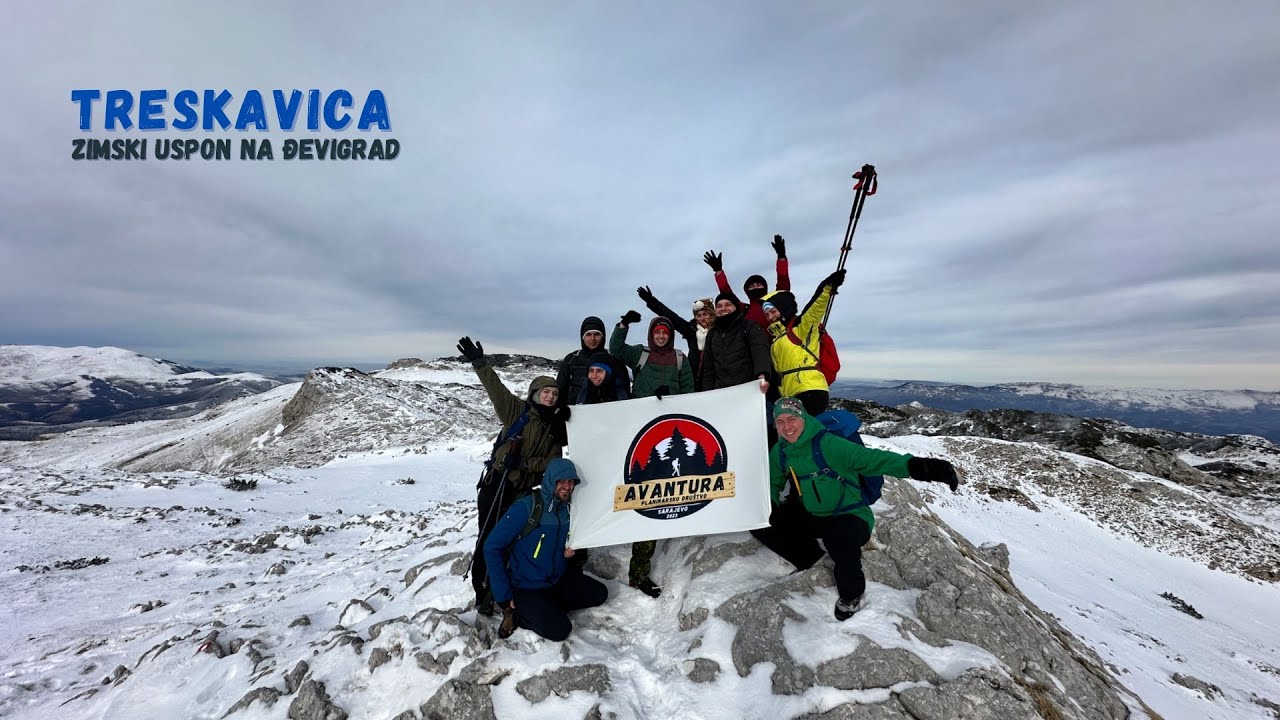Treskavica | Zimski uspon na Đevigrad