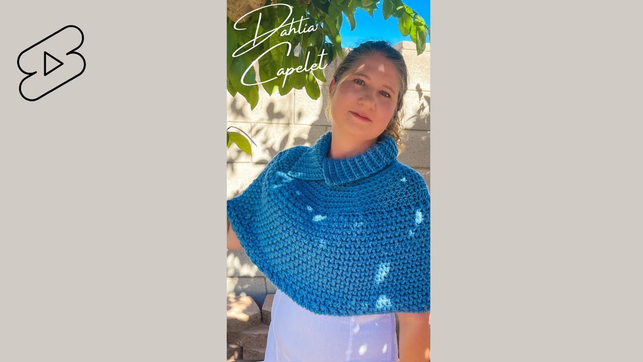 Dahlia Crochet Capelet Pattern