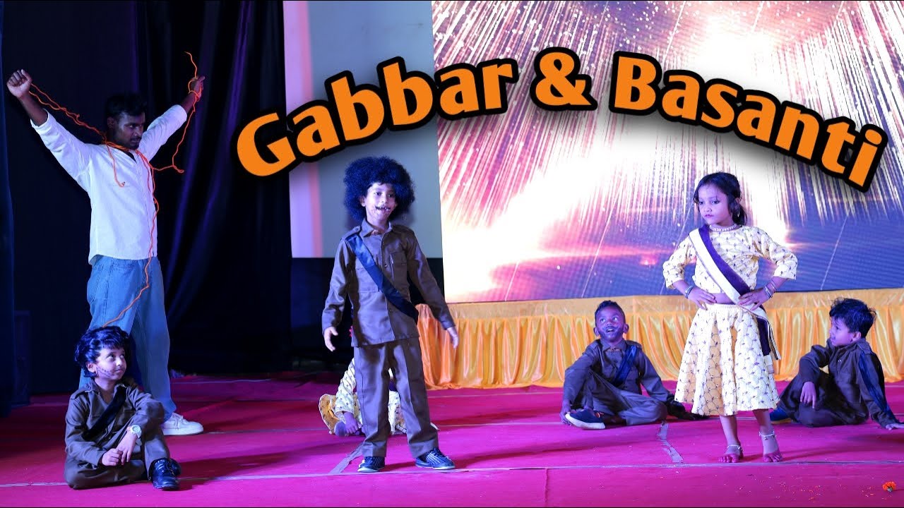 Gabbar Basanti Comedy Dance Video | Gurukul Dance Academy | Annual Day 2025