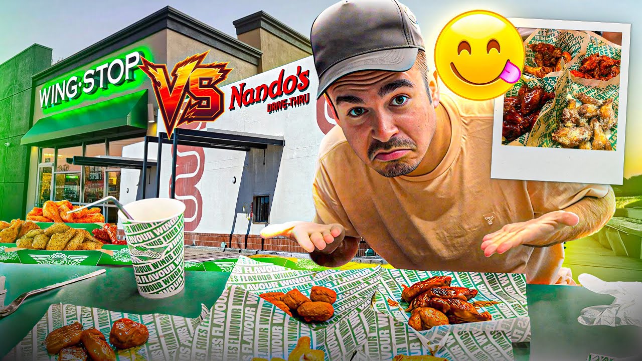 NANDOS vs WINGSTOP 🇸🇦 - Wo gibt es die besten Chicken Wings? 🍗🤔
