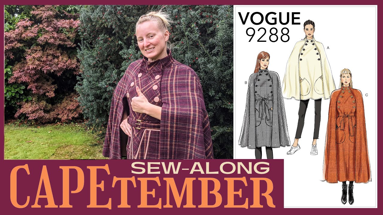 CAPEtember Sew-Along #8: Finishing Touches & Final Reveals // Vogue 9288