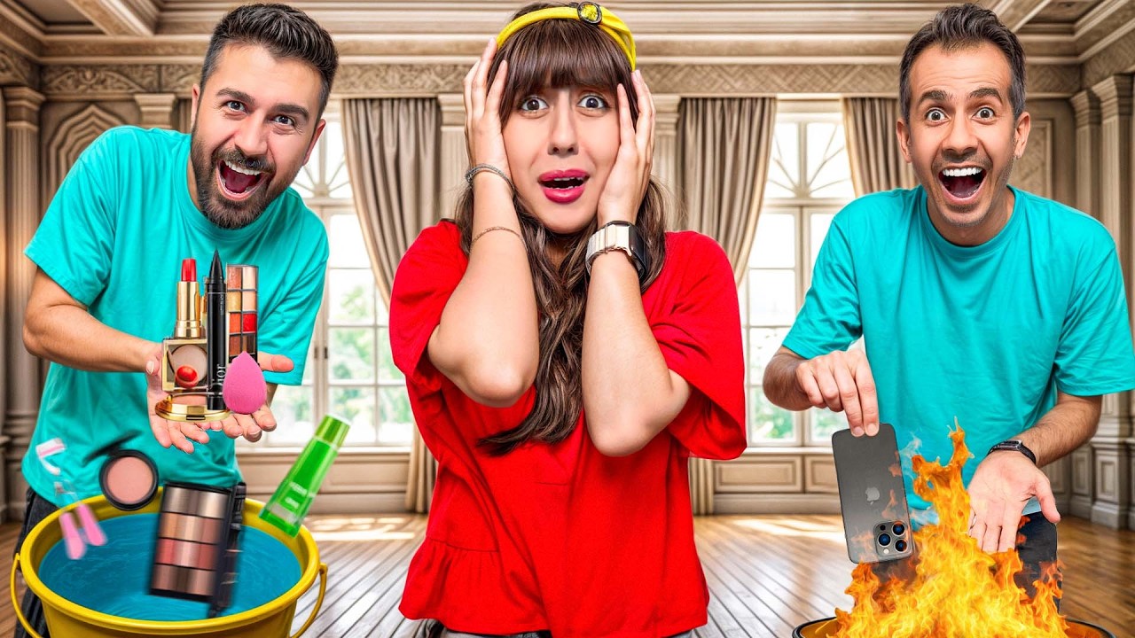 ۲۴ساعت سمانه رو اذیت کردیم 😈 گریه می‌کنه یا می‌بره؟