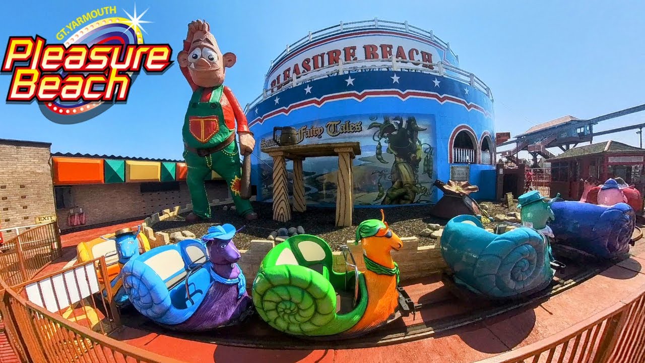 Snails & Fairy Tales Ride  | Great Yarmouth Pleasure Beach | Full On Ride POV 4K