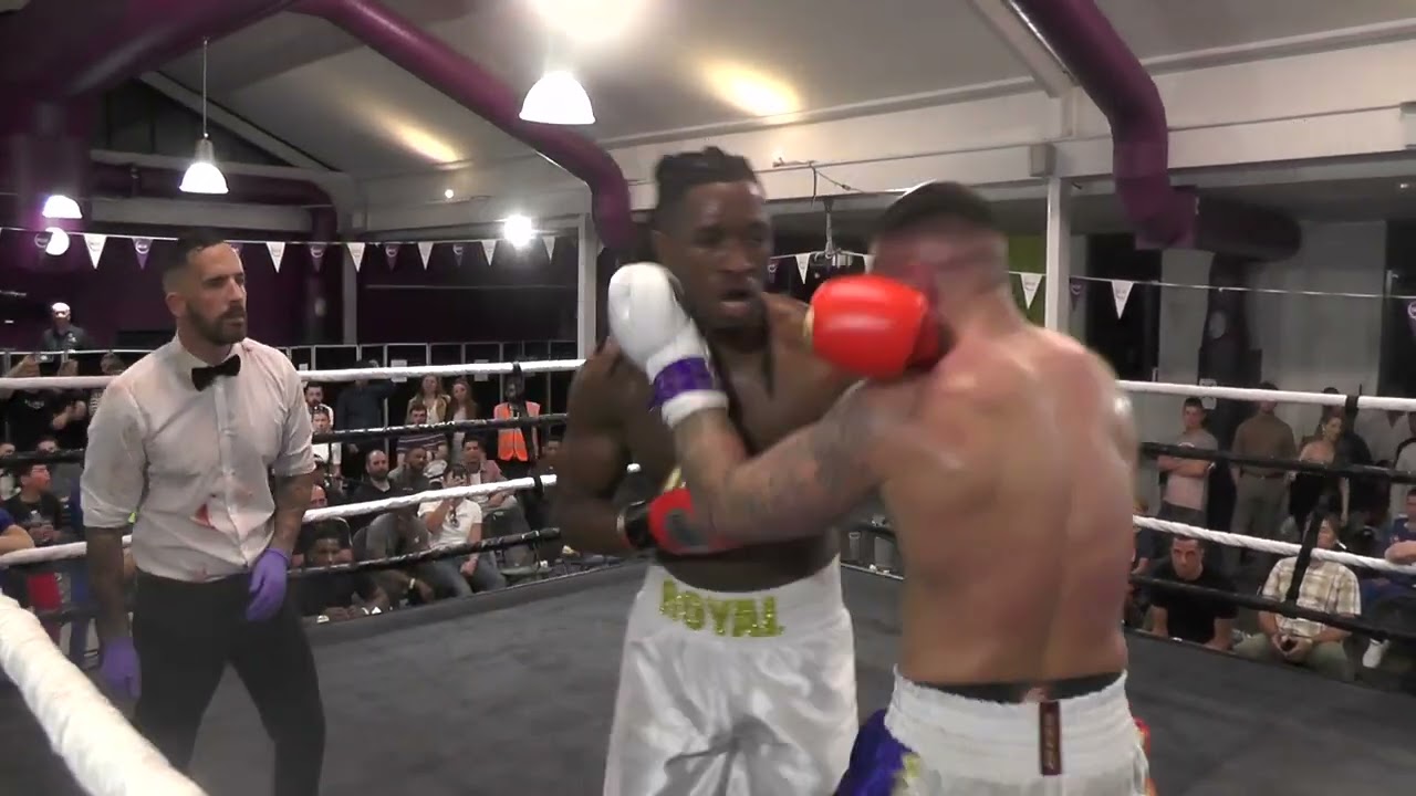 Basingstoke White Collar Boxing Bout 15 Royal Perkins Vs Deniss Kuzmins