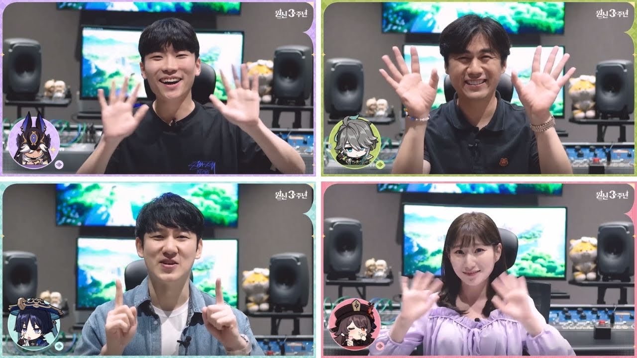 원신 3주년 기념 성우 인터뷰 모음