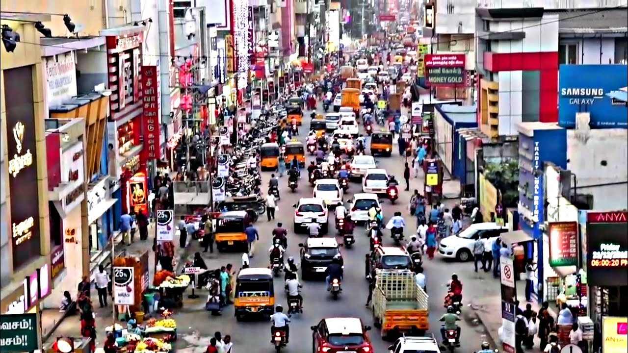 Walk and View Coimbatore City, Gandhipuram Busstand Coimbatore, Mg T v