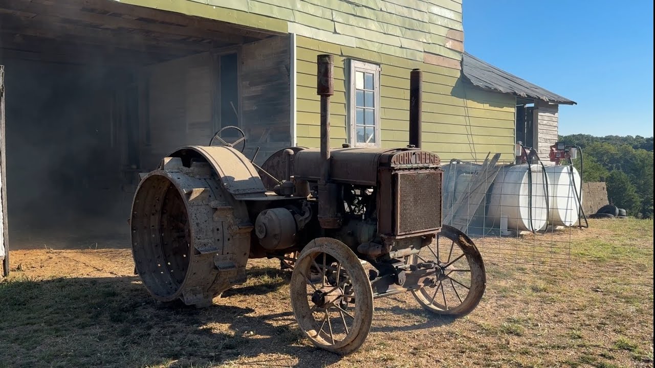 John Deere unstyled model D difficult hand startup