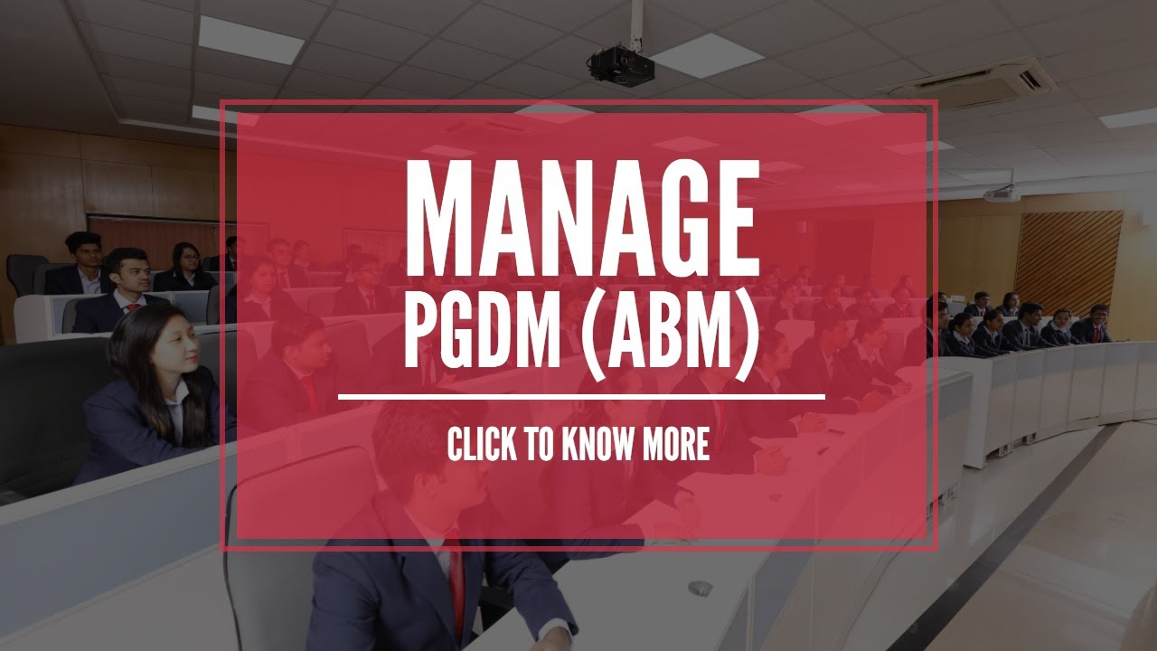 MANAGE | PGDM (ABM) 2020-22 || Promo video ||