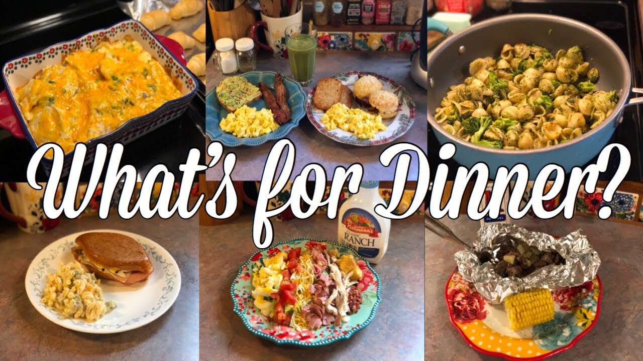 What’s for Dinner?| Easy Family Meal Ideas| May 6-12, 2019