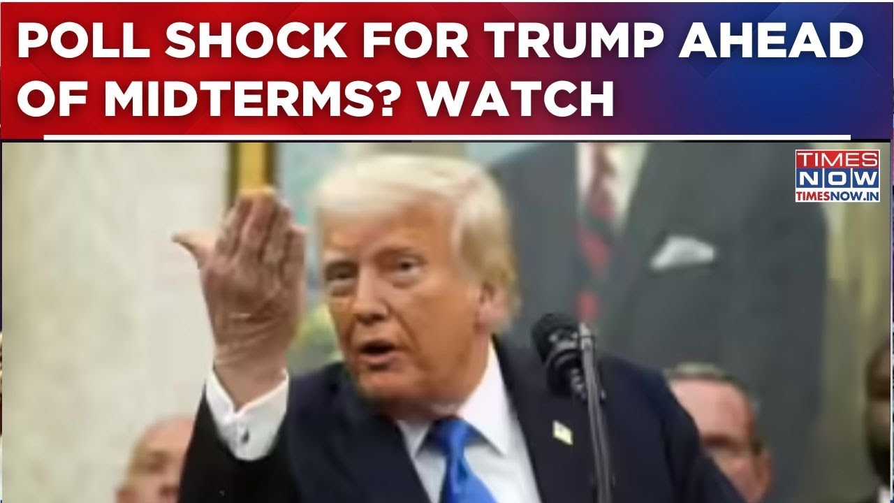 Donald Trump’s Approval Rating Slumps To 60% Disapproval: Poll Shock Ahead Of Midterms | Watch