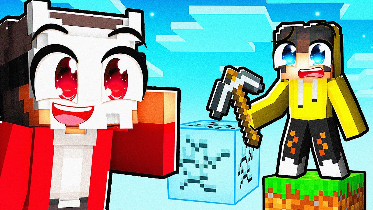 Arkadaşlarım Beni SAHTE SKYBLOK Adasına Hapsetti! ⛓️🌴 | Minecraft