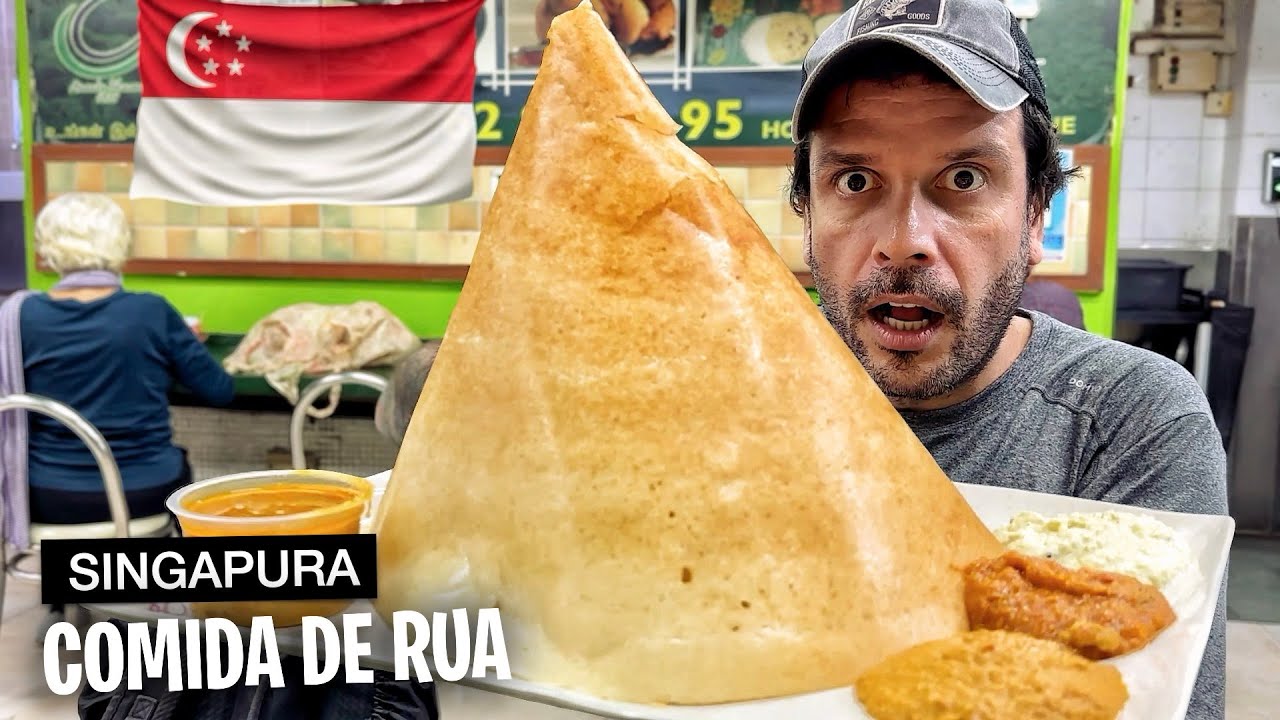 Provando 20 COMIDAS TÍPICAS em Singapura!! 🇸🇬 [Documentário Completo]