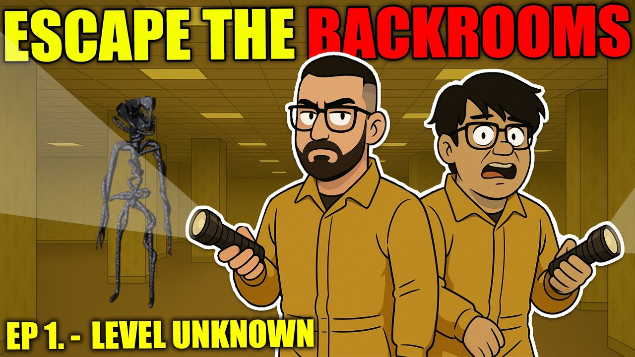 Escape the Backrooms EP1 | We Entered the Backrooms… BIG MISTAKE 😨 #EscapeTheBackrooms