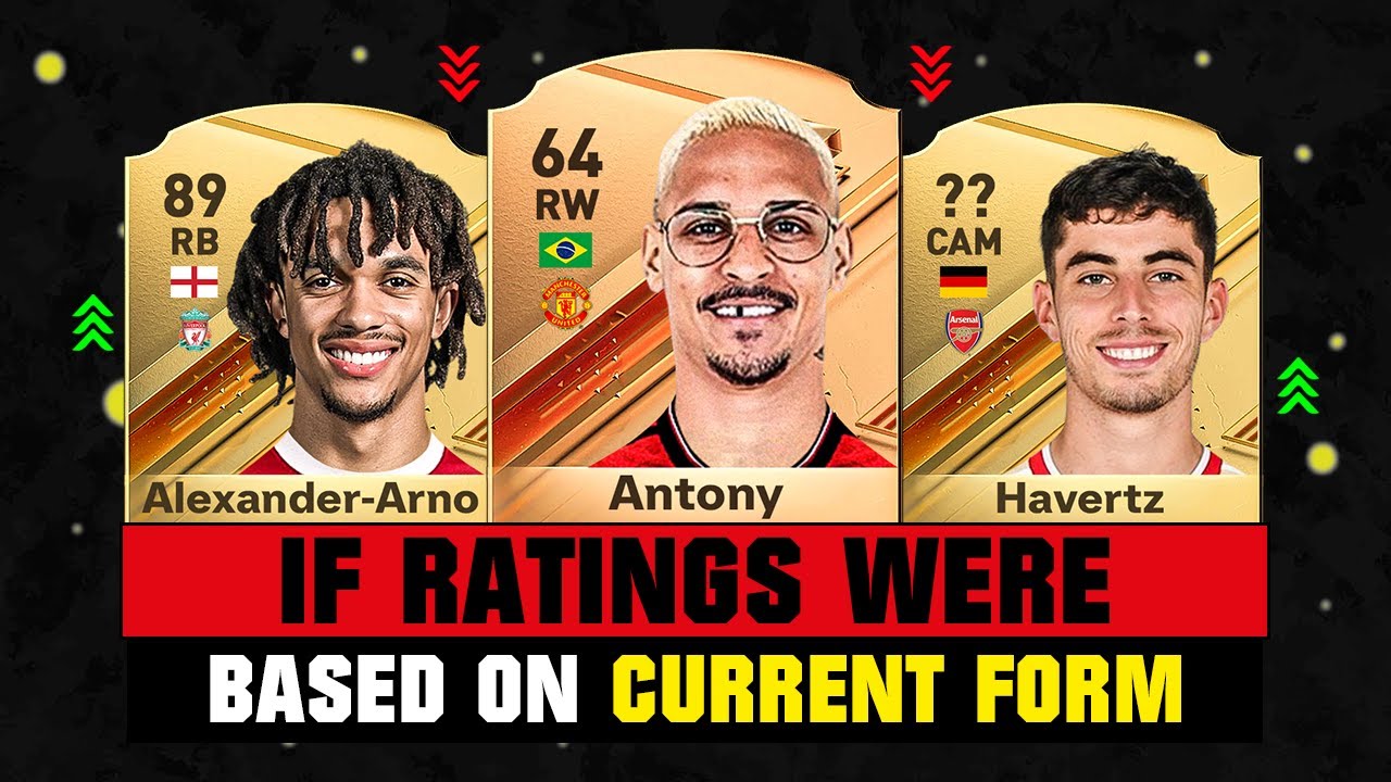IF PREMIER LEAGUE RATINGS Were Based on CURRENT FORM! 💀😲ft. Antony, Trent, Havertz…