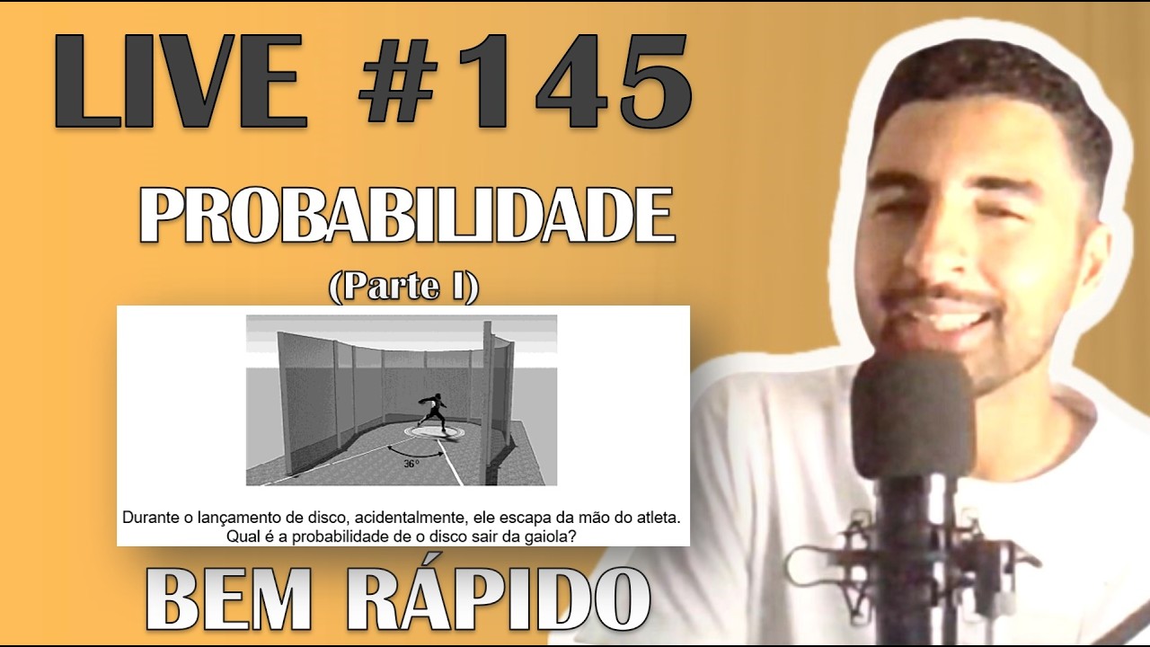 Live #145 - Como fazer CONTAS de PROBABILIDADE? (Parte I)